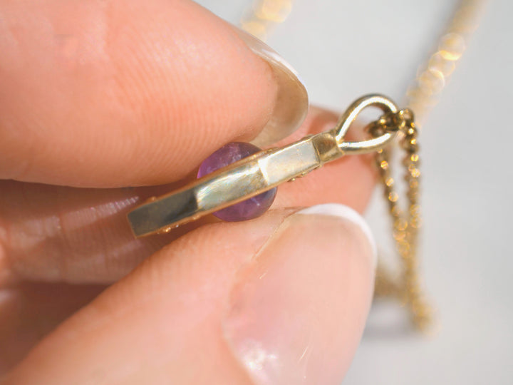 Rolling Orb Fidget Charm - Gold