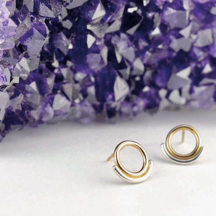 Sun and Moon Eclipse Studs