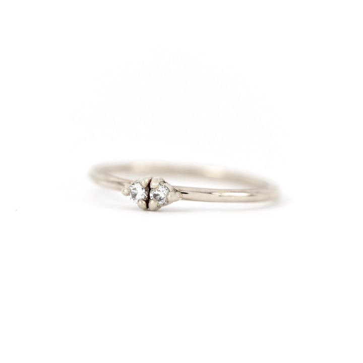 Toi et Moi Diamond Stacking Ring