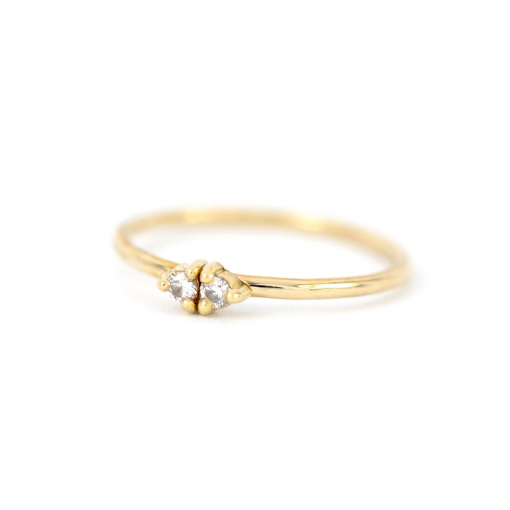 Toi et Moi Diamond Stacking Ring
