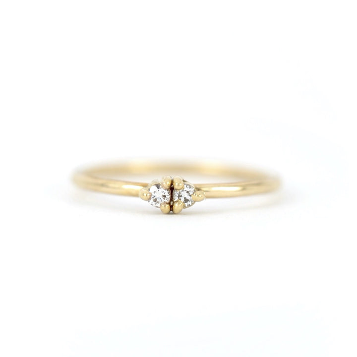 Toi et Moi Diamond Stacking Ring