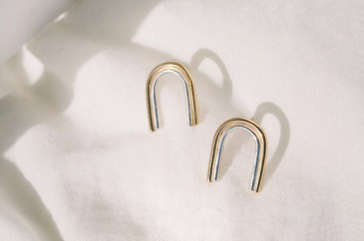 Arcos 2-Tone Studs