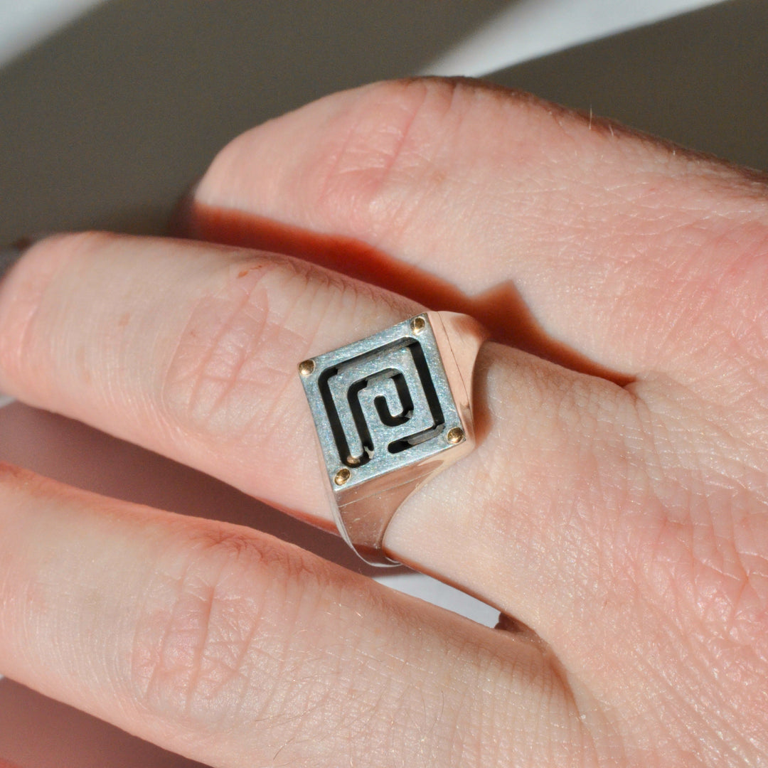 Maze Orbit Signet