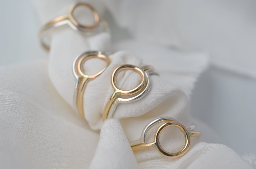 Sun and Moon Nesting Rings