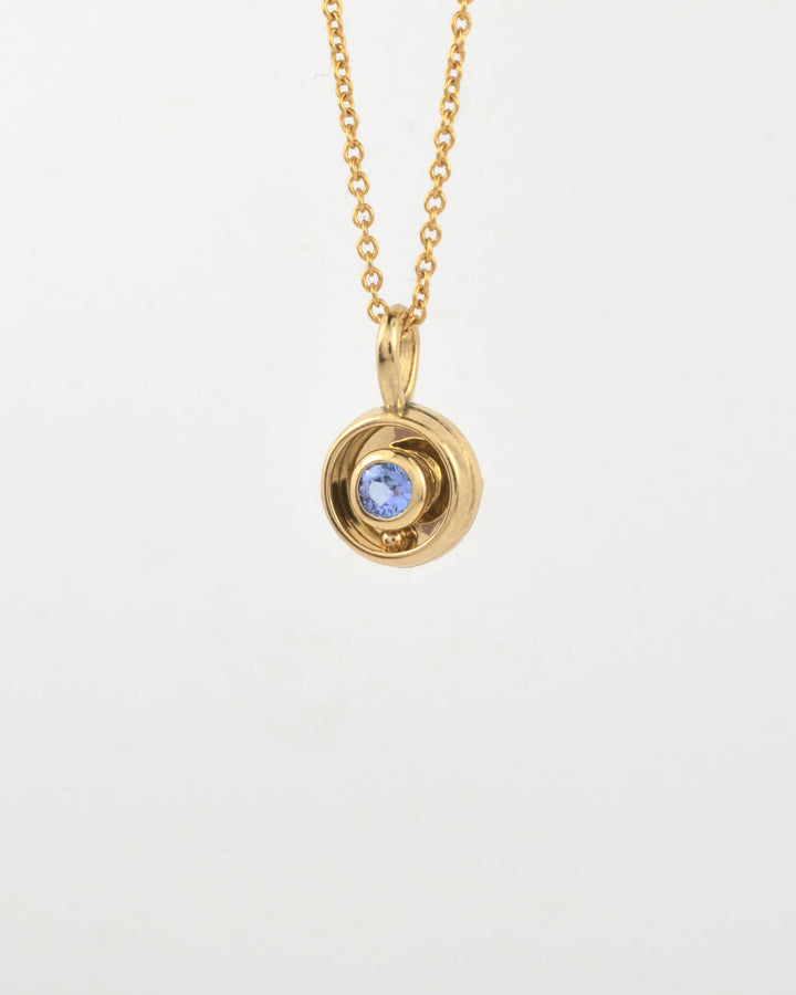 Tanzanite Orbit Charm 04