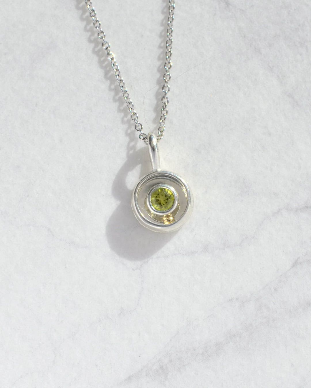 Peridot Orbit Charm 08