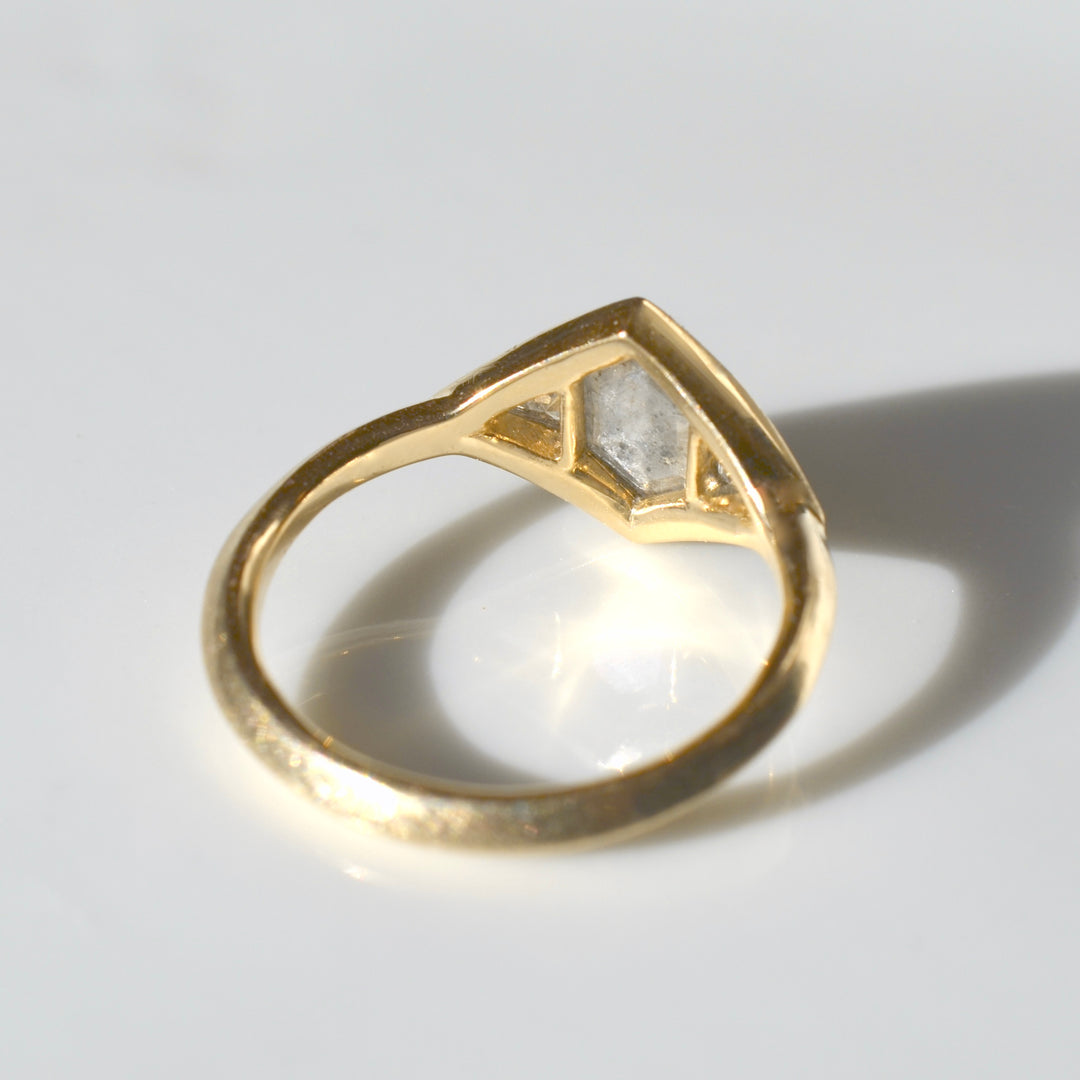 Rhombus Illusion Diamond Ring