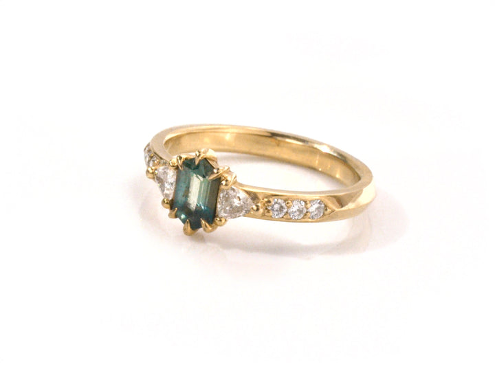 Montana Sapphire Hex Trio Ring