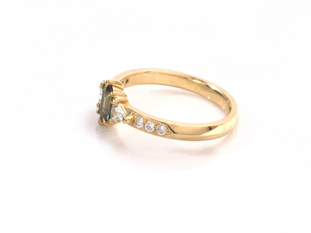Montana Sapphire Hex Trio Ring