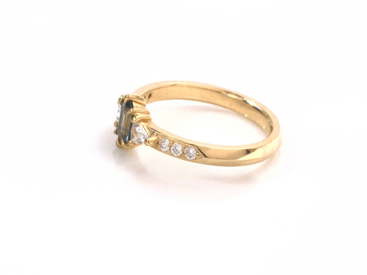 Montana Sapphire Hex Trio Ring