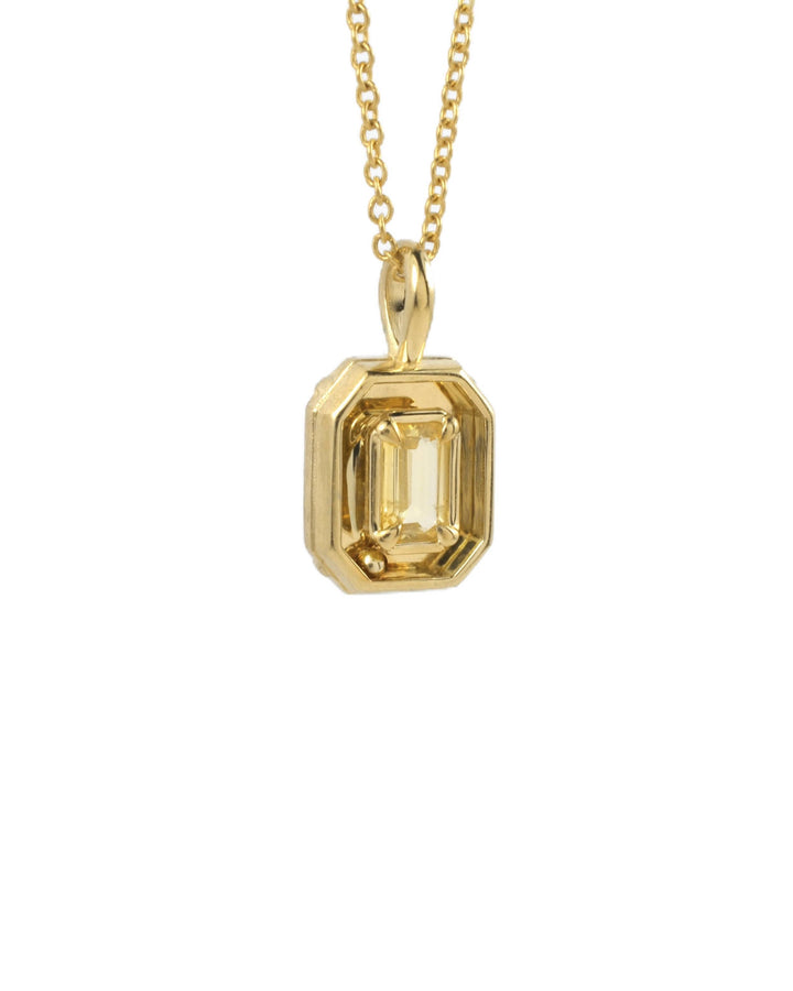Yellow Sapphire Orbit Charm 01 (The Golden One)