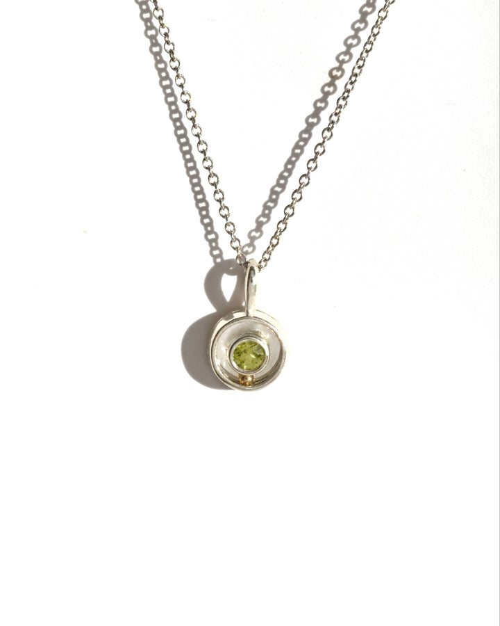 Peridot Orbit Charm 08