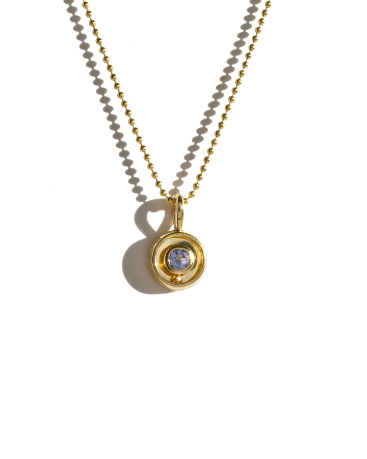 Tanzanite Orbit Charm 04