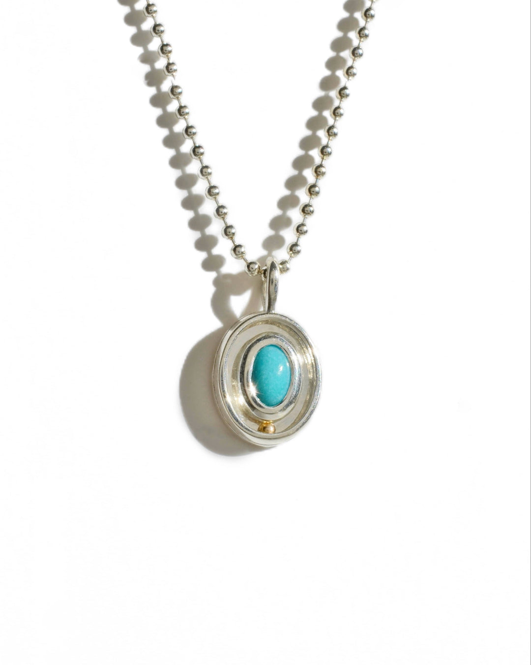 Turquoise Orbit Charm 06