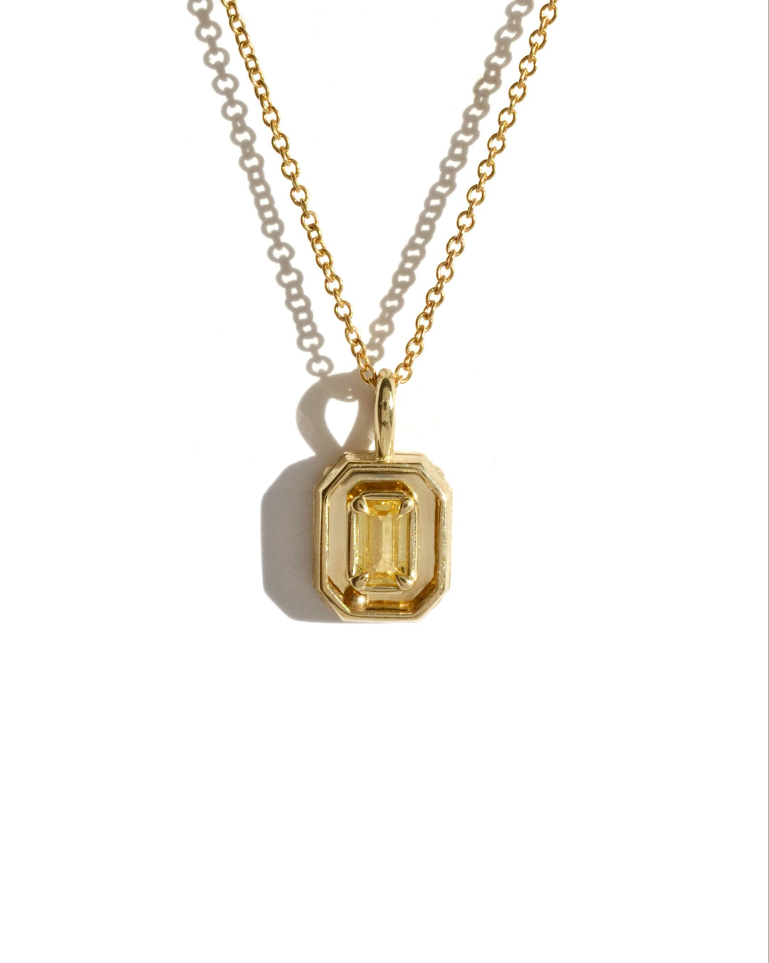 Yellow Sapphire Orbit Charm 01 (The Golden One)