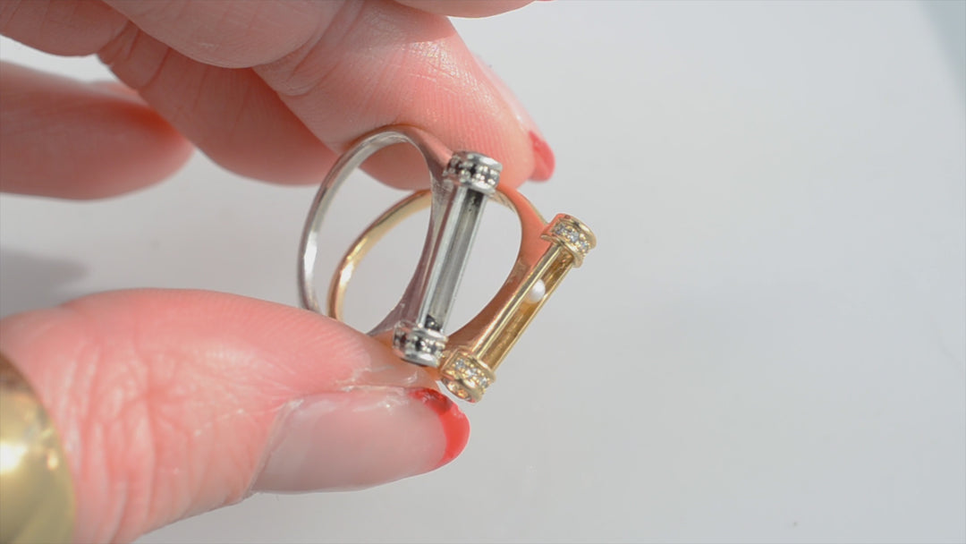 Pipeline Ring in Onyx