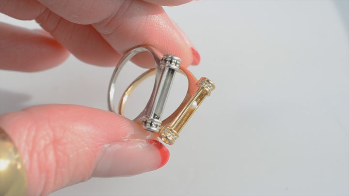 Pipeline Ring in Onyx