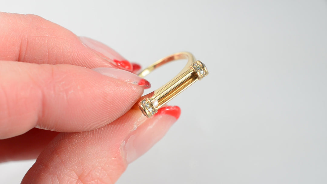 Pipeline Ring in Pearl
