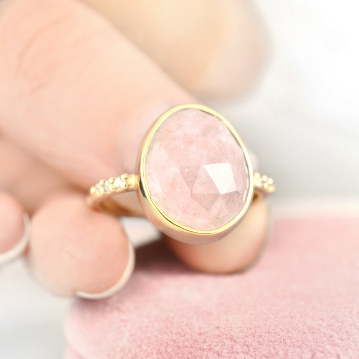 Morganite Cocktail Ring