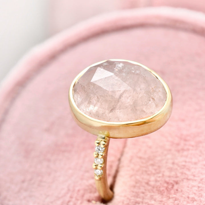 Morganite Cocktail Ring