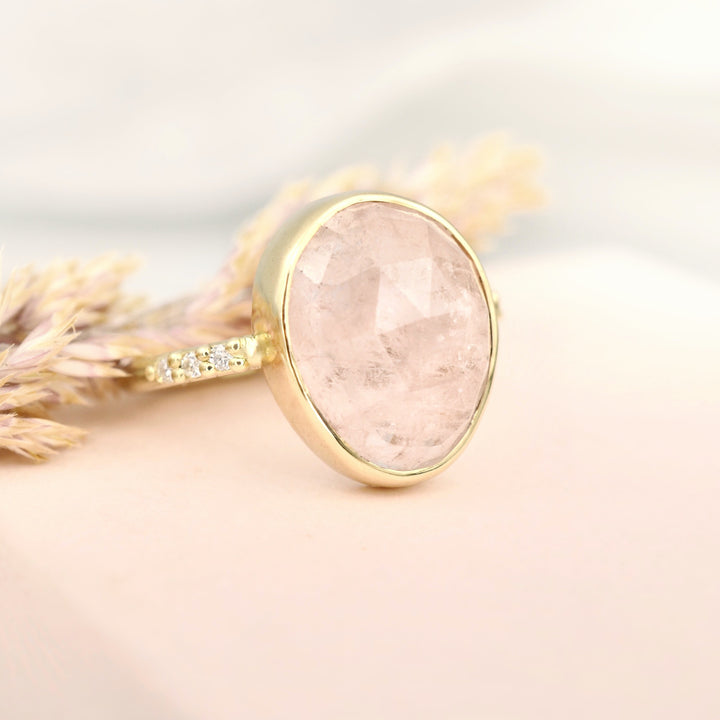 Morganite Cocktail Ring