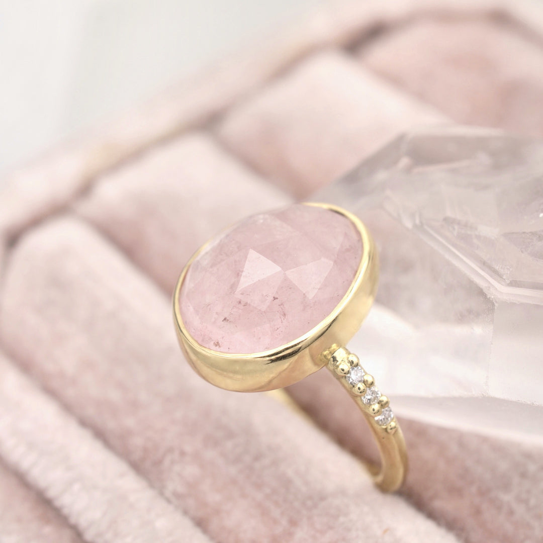 Morganite Cocktail Ring