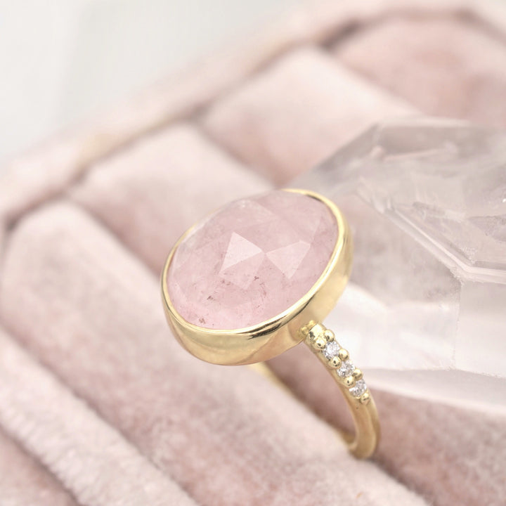 Morganite Cocktail Ring
