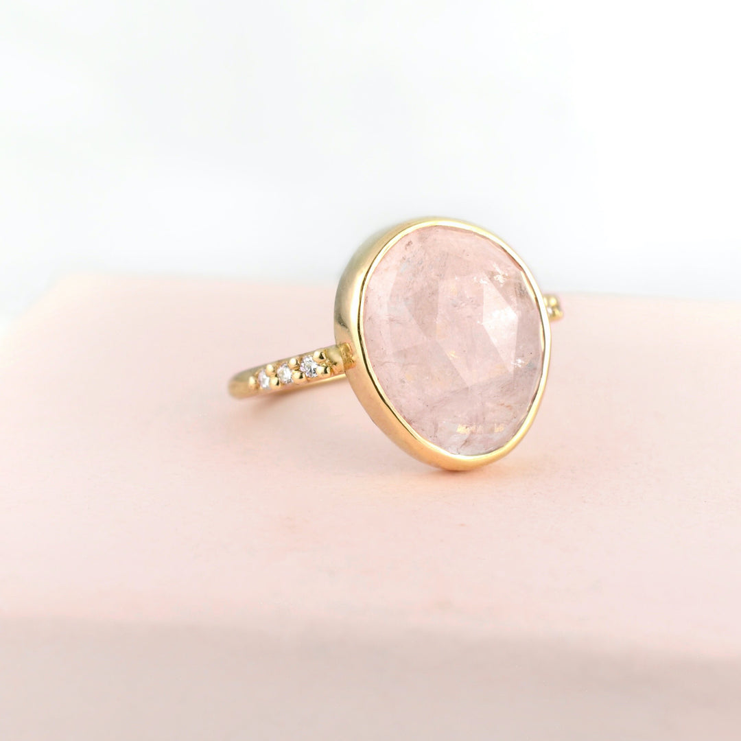 Morganite Cocktail Ring