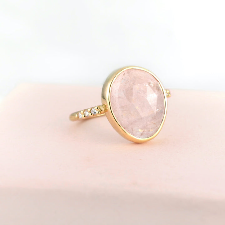 Morganite Cocktail Ring
