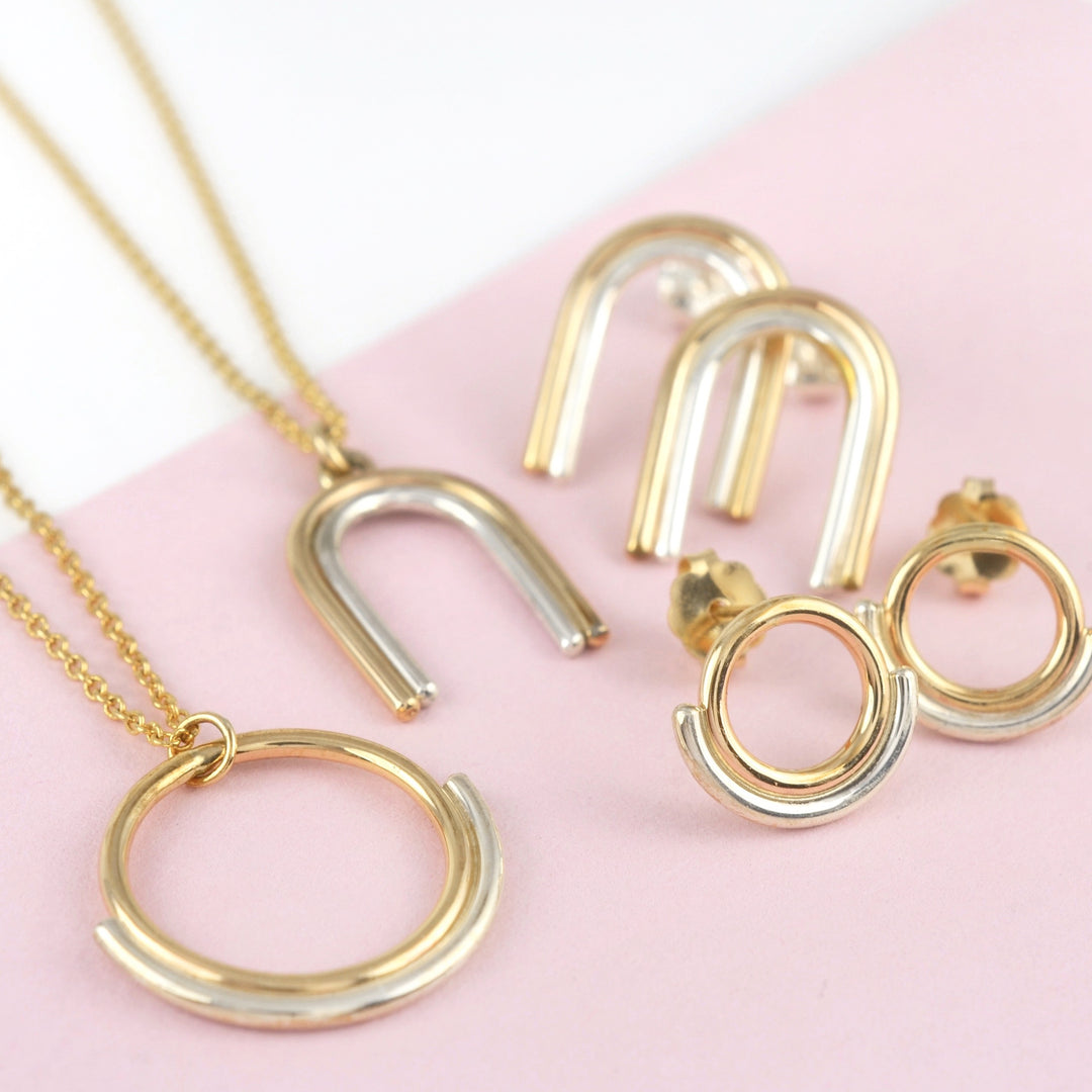Arcos 2-Tone Necklace