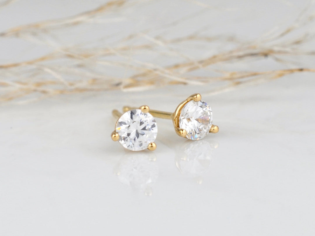 ½ CTW Diamond Martini Studs