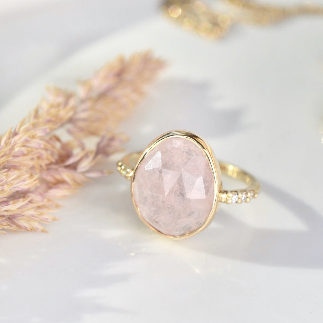 Morganite Cocktail Ring