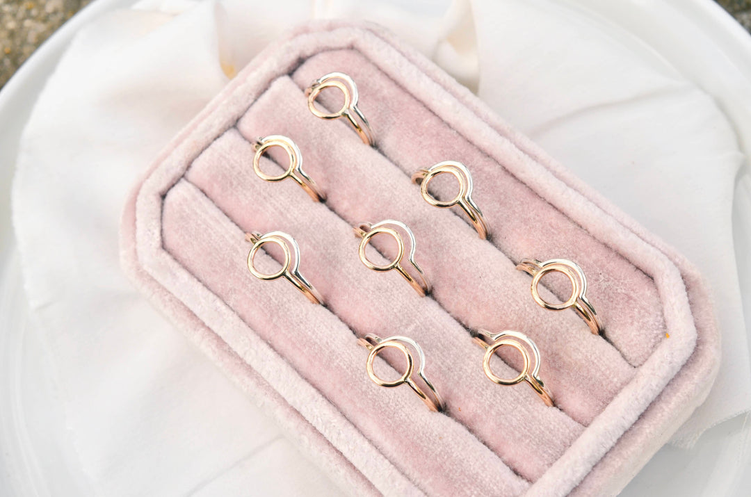 Sun and Moon Nesting Rings